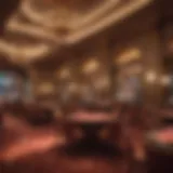 Luxurious casino interior showcasing opulent decor and vibrant gaming ambiance