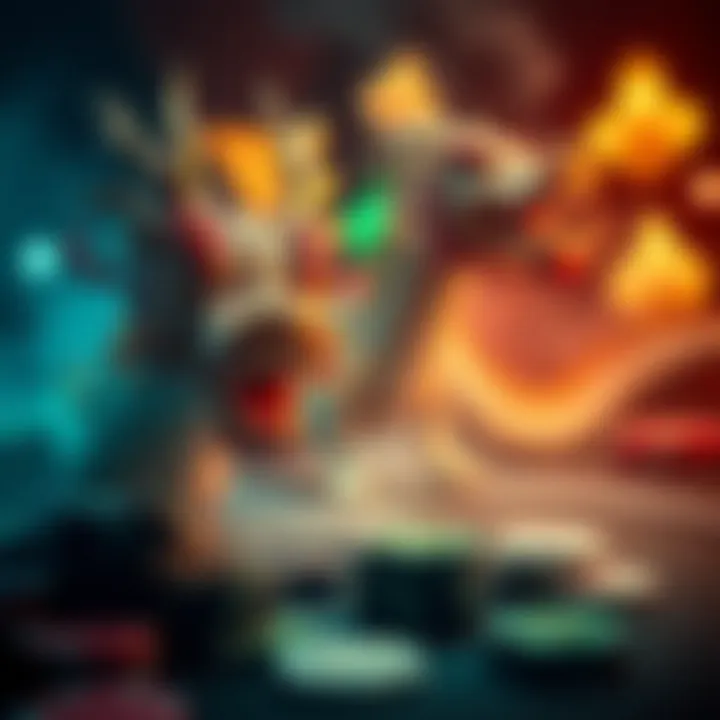 Strategies Influenced by Dragon Symbolism An abstract representation of strategies in gambling influenced by dragon symbolism