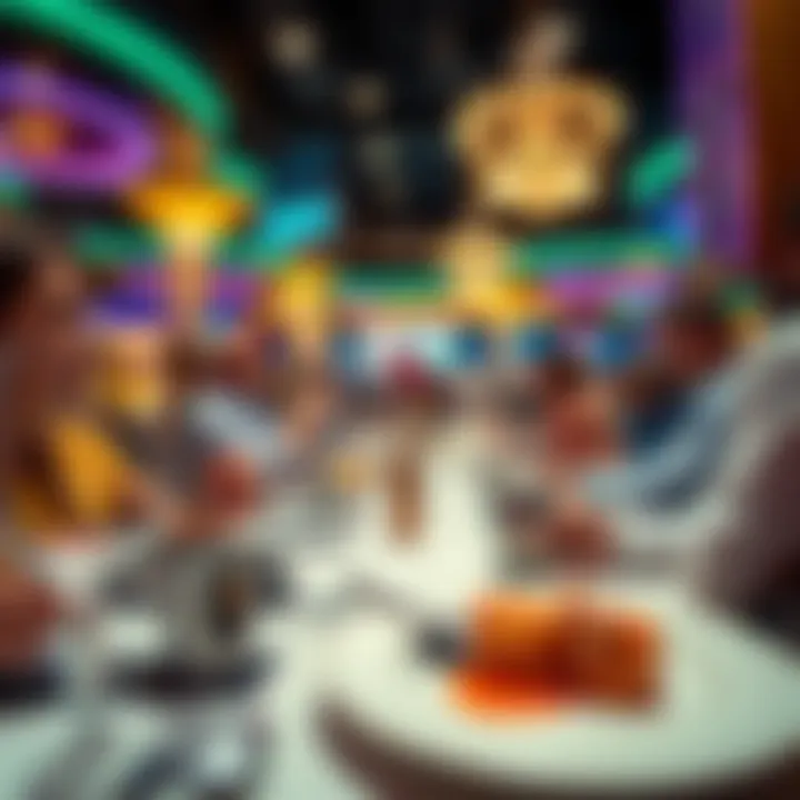 Gourmet Dining Experience Gourmet dining experience at a casino restaurant