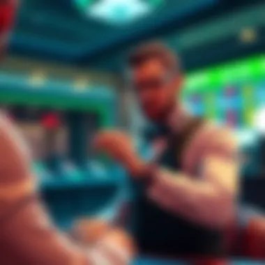 User navigating features of the MyBookie app