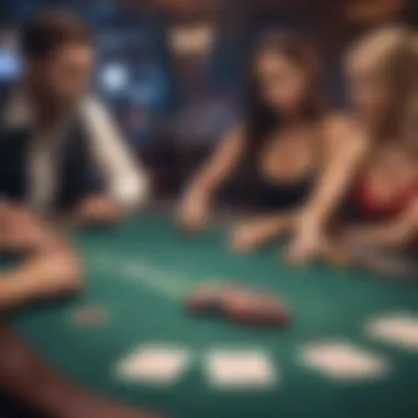 Strategic Gameplay at Winstar Poker Table Overview of a strategic gaming session at a poker table